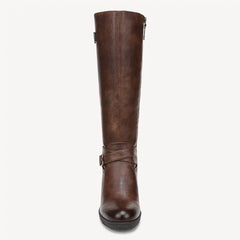 Women's Prairie Wide Calf Block Heel Knee High Boot