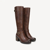 Women's Prairie Wide Calf Block Heel Knee High Boot