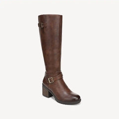 Women's Prairie Wide Calf Block Heel Knee High Boot