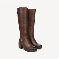 Women's Prairie Wide Calf Block Heel Knee High Boot